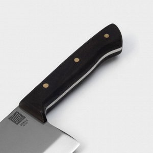 Нож - топорик кухонный малый Wild Kitchen, сталь 95x18, лезвие 13,5 см