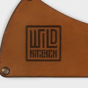 Кожаный чехол для ножа Wild Kitchen, 19x7.3x0.5 см, коричневый