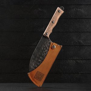 Кожаный чехол для ножа Wild Kitchen, 19x7.3x0.5 см, коричневый