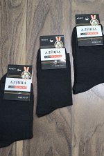 Носки мужские &quot;Алиша&quot; 5011, хлопок (чёрный)