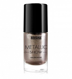 LUXVISAGE Лак для ногтей Metallic Show, 9 мл тон 302, платиновый блеск # § *