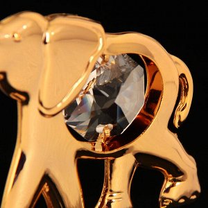Сувенир «Слон», 3*6*5 см, с кристаллами Сваровски