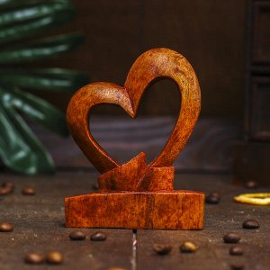 Сувенир дерево "Сердце любви" 10х8х2.5 см