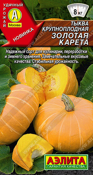 Тыква крупноплодная Золотая карета