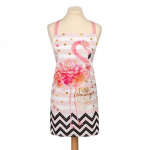 Фартук Этель "Pink flamingo" 60х65 см, 100% хлопок, саржа 190 гр/м2