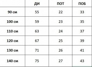 Джинсы Легкие летние джинсы для мальчика. Размерная сетка внутри.