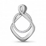 Серебряная подвеска с фианитом