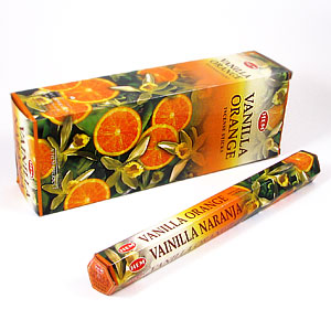 Благовония HEM, шестигранники, Vanilla Orange (Ваниль Апельсин)