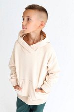 Худи детское oversize крем