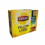 Липтон 100 пак Yellow Label 1/24 NEW!