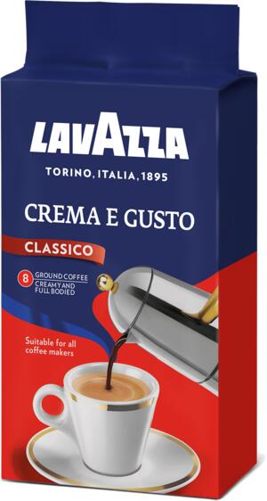 Кофе молотый Lavazza Crema e Gusto (Крема е Густо), 250 грамм