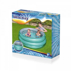 Детский круглый бассейн "Металлик" Bestway 150х53 см, 445 л 🌊