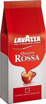LAVAZZA. Росса Кофе в зернах 250 гр. мягкая упаковка