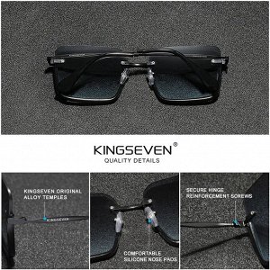 KINGSEVEN женские солнцезащитные очки в форме бабочки с градиентными линзами
