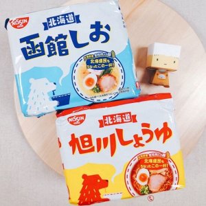 Суп-лапша NISSIN б/п рамен Хакодате Шио на бульоне из хоккайдского морского гребешка 87гр