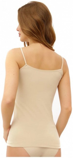 INTIMIDEA Canotta Virginia Майка из мягкой микрофибры на тонких бретелях. Изящная, мягкая, идеально садится по фигуре. (skin-телесный цвет) пр. Италия