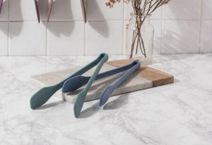 Силиконовые щипцы для салата KF Pastel