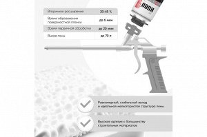 Пена монтажная профессиональная KUDO Proff Absolut Xpress 70+ 1000мл