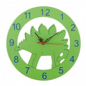 Часы настенные, серия: Детские,  "Динозаврик", циферблат d=37 см МИКС