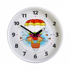 Часы настенные, серия: Детские, "Воздушный шар", 30х30 см