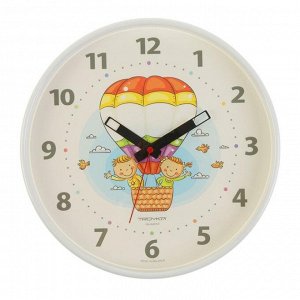 Часы настенные, серия: Детские, "Воздушный шар", 30х30 см
