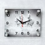 Часы настенные, интерьерные «Тройка лошадей», бесшумные, 20x26 см