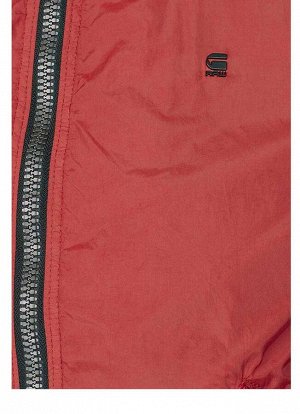 1r Куртка, красная G-STAR RAW Модная куртка от G-STAR RAW! Обрамляющий фигуру укороченный силуэт на молнии, воротник-стойка резиночной вязкой и контрастные края резиночной вязкой. Боковые карманы с кл