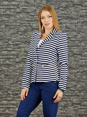 Жакет Старая цена 1167 руб. Состав: 100% Polyester Цвет: dark blue/white Производитель: Hungary Длина: 63 Длина рукава: 66.