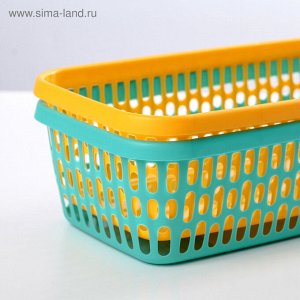Корзина для хранения, 24x14x7 см, МИКС