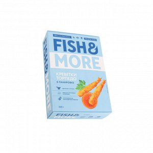 Креветка Ваннамей в панировке торпедо Fish & More 500 г