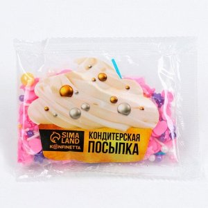 Кондитерская посыпка новогодняя для торта, фигурная, 25 г.