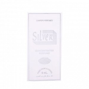 Духи масляные мужские Silver, 6 мл