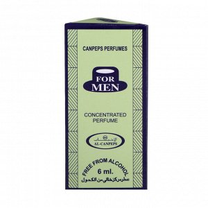 Духи масляные мужские For Men, 6 мл