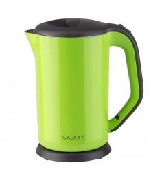 Чайник Galaxy GL 0318 зеленый (2 кВт, 1,7л, двойная стенка нерж и пластик) 6/уп