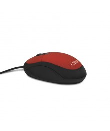 Мышь CBR CM 102 Red, оптика, 1200dpi, офисн., провод 1,3м, USB