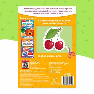 Книжка - вырезалка «Мои первые вырезалки. Контуры», 3 уровень, 43 картинки, 3+