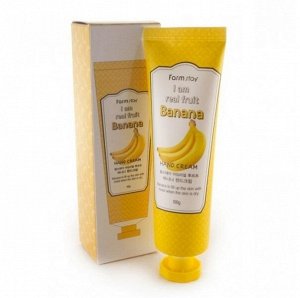 FarmStay Крем для рук "I am Real Fruit Banana" Hand Cream, Банан, 100г