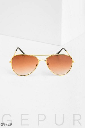 Солнцезащитные очки-авиаторы Gepur
