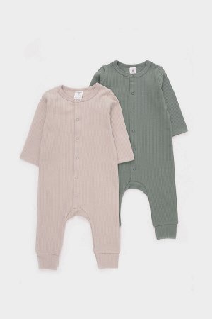 Комбинезон(Осень-Зима)+baby (зеленый мох, беж)