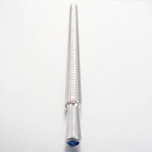 Инструмент мандрель (ригель) для изготовления колец, 247мм, с разметкой, нержавеющая сталь