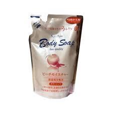 Крем - мыло для тела с экстрактом персика, глубоко увлажняющее, мягкая упаковка