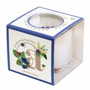 Свеча ароматическая Aromantique "Ежевичный щербет", 40 г
