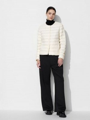 UNIQLO - теплая компактная курточка Puffteck - 01 OFF WHITE