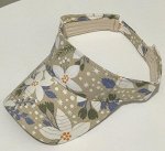 Козырёк с принтом,абрикос