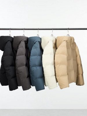 UNIQLO - бесшовная теплая куртка-парка на пуху - 67 BLUE