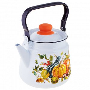 Чайник эмаль Осень 3,5л TM Appetite