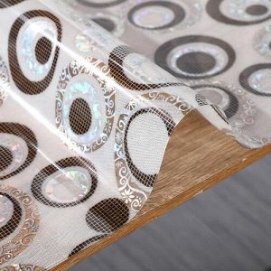 Силиконовая клеенка c рисунком, Ширина 80 см