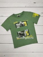 Футболка 39437 хаки