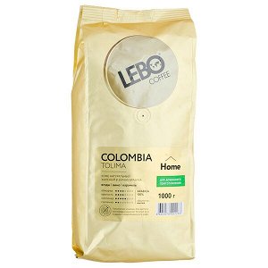 кофе LEBO COLOMBIA TOLIMA (HOME) 1 кг зерно 1/5