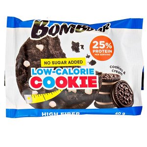 Печенье Bombbar протеиновое Cookies & Cream 40 г 1/12
